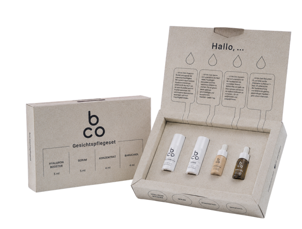 1. Gesichtspflegeset bco Smooth Glow Set